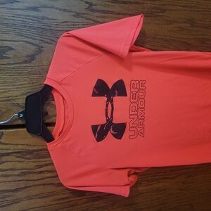 Under Armour Kids Tee in Vibrant Orange